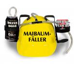 Trinkhelm Spaßhelm mit Print - Maibaum-Fäller - 51606 gelb