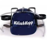 Trinkhelm Spaßhelm mit Print - KölschKopp - 51617 blau