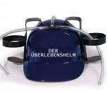 Trinkhelm Spaßhelm mit Print - Der Überlebenshelm - 51621 blau
