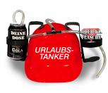 Trinkhelm Spaßhelm mit Print - Urlaubstanker - 51627 rot