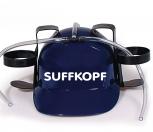 Trinkhelm Spaßhelm mit Print - Suffkopf - 51629 blau