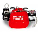 Trinkhelm Spaßhelm mit Print - Turniertrinker - 51638 rot