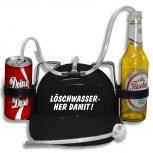 Trinkhelm Spaßhelm mit Printmotiv - Löschwasser her damit - 51646 schwarz
