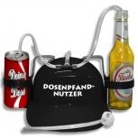Trinkhelm Spaßhelm mit Printmotiv - Dosenpfand Nutzer - 51655 schwarz
