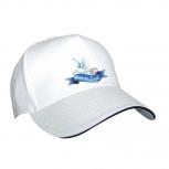 Baseballcap mit Textildruck - Peace on Earth - Friedenstaube - 52048 weiß