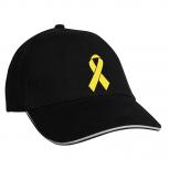 Baseballcap mit Textildruck - Solidarität - 52056 Schwarz