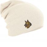 Longbeanie Slouch-Beanie Wintermütze Kopf Schäferhund 54102 natur