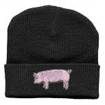 Hip-Hop Mütze Einstickung Schwein 54326