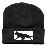 Hip-Hop Mütze Hund schwarzweiss 54341