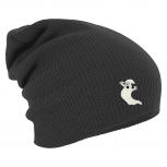 Longbeanie Slouch-Beanie Mütze Geist Ghost 54452 grau
