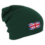 Longbeanie Slouch-Beanie Mütze Groß Britanien 54477 grün