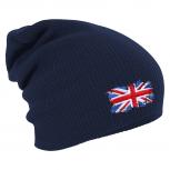 Longbeanie Slouch-Beanie Mütze Groß Britanien 54477 Navy