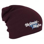 Longbeanie Slouch-Beanie Mütze Heimathafen Schiffrad 54488