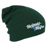 Longbeanie Slouch-Beanie Mütze Heimathafen Schiffrad 54488 grün