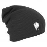 Longbeanie Slouch-Beanie Mütze Schaf 54500 grau