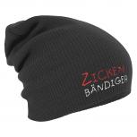 Longbeanie Slouch-Beanie Mütze Zickenbändiger 54527 grau