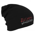 Longbeanie Slouch-Beanie Mütze Zickenbändiger 54527 schwarz