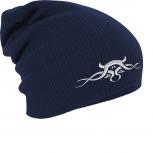Longbeanie Slouch-Beanie Tribal 54538 Navy