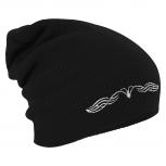 Longbeanie Slouch-Beanie Mütze Tribal Tattoo 54550 schwarz