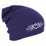 Longbeanie Slouch-Beanie Mütze Tribal Tattoo 54551 lila