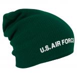 Longbeanie Slouch-Beanie Mütze US Airforce 54803 grün