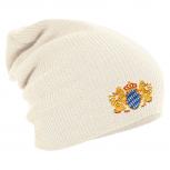 Longbeanie Slouch-Beanie Mütze Bayern Emblem 54810 natur