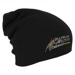 Longbeanie Slouch-Beanie Wintermütze Biathlon Weltcup 54813 schwarz