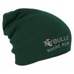 Longbeanie Slouch-Beanie Mütze Bulle sucht Kuh 54818