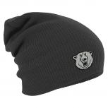 Longbeanie Slouch-Beanie Mütze Eisbär 54824 grau