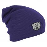 Longbeanie Slouch-Beanie Mütze Eisbär 54824 lila