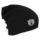 Longbeanie Slouch-Beanie Mütze Eisbär 54824 schwarz