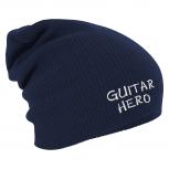 Longbeanie Slouch-Beanie Wintermütze Guitar Hero 54838 Navy