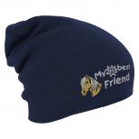 Longbeanie Slouch-Beanie Mütze Haflinger my best friend 54840