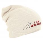 Longbeanie Slouch-Beanie Wintermütze I am walking 54843 natur