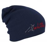 Longbeanie Slouch-Beanie Wintermütze I am walking 54843 Navy