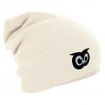 Longbeanie Slouch-Beanie Wintermütze Eulenaugen 55111 natur