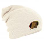 Longbeanie Slouch-Beanie Wintermütze Greifvogel 55113 natur