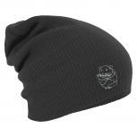 Longbeanie Slouch-Beanie Mütze Hamster Kontur silber 55142