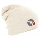 Longbeanie Slouch-Beanie Mütze CD Herz 55159 natur
