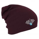 Longbeanie Slouch-Beanie Mütze Gitarre Tattoo 55160