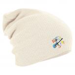 Longbeanie Slouch-Beanie Mütze Daddys Rockstar 55163 natur