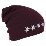 Longbeanie Slouch-Beanie Mütze 4 Sterne 55172