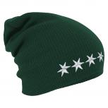 Longbeanie Slouch-Beanie Mütze 4 Sterne 55172 grün