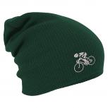 Longbeanie Slouch-Beanie Mütze Fahrradfahrer 55193 grün