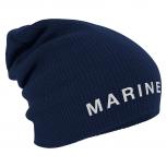 Longbeanie Slouch-Beanie Mütze Marine 55209