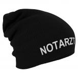 Longbeanie Slouch-Beanie Mütze Notarzt 55213 schwarz