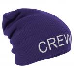 Longbeanie Slouch-Beanie CREW 55220 lila