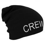 Longbeanie Slouch-Beanie CREW 55220 schwarz