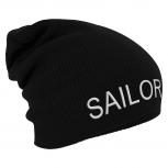 Longbeanie Slouch-Beanie Sailor 55223 schwarz