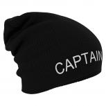 Longbeanie Slouch-Beanie Wintermütze Captain 55227 schwarz